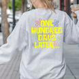 One Hundred Days Later 100th Day Of School Teacher Student Women's Sweatshirt Back Print Ash One Hundred Days Later 100th Day Of School Teacher Student Women's Sweatshirt Back Print Ash
