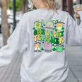 One Lucky Teacher St Patrick's Day Irish Teacher Lucky Era Women's Sweatshirt Back Print Ash One Lucky Teacher St Patrick's Day Irish Teacher Lucky Era Women's Sweatshirt Back Print Ash