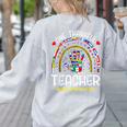 One Thankful Teacher Hispanic Heritage Month Countries Flags Women's Sweatshirt Back Print Ash One Thankful Teacher Hispanic Heritage Month Countries Flags Women's Sweatshirt Back Print Ash