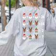 Order Of Operations Math Teacher Christmas Women's Sweatshirt Back Print Ash