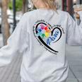 Para Heart Teacher Paraprofessional Paraeducator Men Women Women's Sweatshirt Back Print Ash Para Heart Teacher Paraprofessional Paraeducator Men Women Women's Sweatshirt Back Print Ash