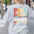 Paraeducator Paraprofessional SPED Teacher Women's Sweatshirt Back Print Ash