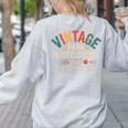 Paraprofessional Vintage Para Teacher 60s 70s 80s Women's Sweatshirt Back Print Ash Paraprofessional Vintage Para Teacher 60s 70s 80s Women's Sweatshirt Back Print Ash
