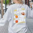 PE Coach PE Teacher Like Normal Teacher But Cooler Women's Sweatshirt Back Print Ash PE Coach PE Teacher Like Normal Teacher But Cooler Women's Sweatshirt Back Print Ash