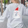 PE Squad Christmas PE Teacher Matching Xmas Women's Sweatshirt Back Print Ash PE Squad Christmas PE Teacher Matching Xmas Women's Sweatshirt Back Print Ash