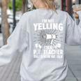 PE Teacher Art For Men Women Gym Teacher Physical Education Women's Sweatshirt Back Print Ash PE Teacher Art For Men Women Gym Teacher Physical Education Women's Sweatshirt Back Print Ash