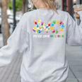 Peace Love Inclusion Sped Squad Special-Ed Teacher Daycare Women's Sweatshirt Back Print Ash Peace Love Inclusion Sped Squad Special-Ed Teacher Daycare Women's Sweatshirt Back Print Ash