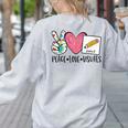 Peace Love Visuals Special Education Teacher Dream Team Women's Sweatshirt Back Print Ash Peace Love Visuals Special Education Teacher Dream Team Women's Sweatshirt Back Print Ash