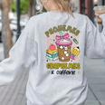 Phonemes Graphemes Caffeine Back To School Reading Teacher Women's Sweatshirt Back Print Ash Phonemes Graphemes Caffeine Back To School Reading Teacher Women's Sweatshirt Back Print Ash