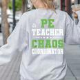 Physical Education PE Teacher School Women's Sweatshirt Back Print Ash Physical Education PE Teacher School Women's Sweatshirt Back Print Ash