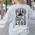 Piano Teacher Pianist Women's Sweatshirt Back Print Ash Piano Teacher Pianist Women's Sweatshirt Back Print Ash