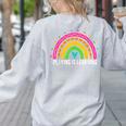 Playing Is Learning Early Childhood Education ECE Teacher Women's Sweatshirt Back Print Ash Playing Is Learning Early Childhood Education ECE Teacher Women's Sweatshirt Back Print Ash