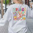 Pre K Back To School Teacher Student Men Women Kids Women's Sweatshirt Back Print Ash Pre K Back To School Teacher Student Men Women Kids Women's Sweatshirt Back Print Ash