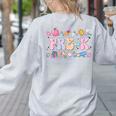 Pre-K Back To School Teachers Kids 1st Day Of School Women's Sweatshirt Back Print Ash