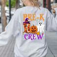 Pre-K Boo Crew Teacher Student Halloween Costume Women's Sweatshirt Back Print Ash Pre-K Boo Crew Teacher Student Halloween Costume Women's Sweatshirt Back Print Ash