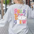 Pre-K Boo Crew Pre-K Teacher Student Kids Halloween Women's Sweatshirt Back Print Ash Pre-K Boo Crew Pre-K Teacher Student Kids Halloween Women's Sweatshirt Back Print Ash