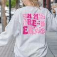 In My Pre-K Era Teachers Women Back To School Kids Girls Women's Sweatshirt Back Print Ash In My Pre-K Era Teachers Women Back To School Kids Girls Women's Sweatshirt Back Print Ash