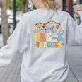 Pre-k Teacher Appreciation Teaching Wildflowers Women's Sweatshirt Back Print Ash Pre-k Teacher Appreciation Teaching Wildflowers Women's Sweatshirt Back Print Ash