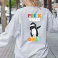 Pre-K Vibes Only Penguin Teachers Kids Back To School Women's Sweatshirt Back Print Ash Pre-K Vibes Only Penguin Teachers Kids Back To School Women's Sweatshirt Back Print Ash