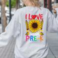 Pre School Teacher Pre-K Teacher Women's Sweatshirt Back Print Ash Pre School Teacher Pre-K Teacher Women's Sweatshirt Back Print Ash