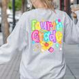 Preppy Fourth Grade Back To School 4th Grade Teacher Girls Women's Sweatshirt Back Print Ash Preppy Fourth Grade Back To School 4th Grade Teacher Girls Women's Sweatshirt Back Print Ash