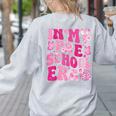 In My Preschool Era Teachers Women Back To School Kids Girls Women's Sweatshirt Back Print Ash