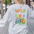 Preschool Teacher Kids Back To School Wild About Pre-K Women's Sweatshirt Back Print Ash Preschool Teacher Kids Back To School Wild About Pre-K Women's Sweatshirt Back Print Ash