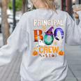 Principal Boo Crew Teacher Student Halloween Costume For Men Women Kids Women's Sweatshirt Back Print Ash Principal Boo Crew Teacher Student Halloween Costume For Men Women Kids Women's Sweatshirt Back Print Ash