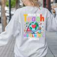 Proud To Teach Multilingual Learner ESL English Teacher Women's Sweatshirt Back Print Ash Proud To Teach Multilingual Learner ESL English Teacher Women's Sweatshirt Back Print Ash