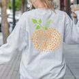 Pumpkin Music Notes Fall Teacher Autumn Halloween Women's Sweatshirt Back Print Ash Pumpkin Music Notes Fall Teacher Autumn Halloween Women's Sweatshirt Back Print Ash