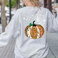 Pumpkin Music Teacher Halloween Fall Music Notes Autumn Women's Sweatshirt Back Print Ash Pumpkin Music Teacher Halloween Fall Music Notes Autumn Women's Sweatshirt Back Print Ash