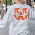 Pumpkin Pi Pie Math Thanksgiving Science Teacher Women's Sweatshirt Back Print Ash Pumpkin Pi Pie Math Thanksgiving Science Teacher Women's Sweatshirt Back Print Ash