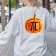 Pumpkin Pie Halloween Thanksgiving Math Teacher Pi Day Women's Sweatshirt Back Print Ash Pumpkin Pie Halloween Thanksgiving Math Teacher Pi Day Women's Sweatshirt Back Print Ash