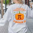 Pumpkin Pie Pi Math Teacher Shirt Halloween Men Adult Women's Sweatshirt Back Print Ash Pumpkin Pie Pi Math Teacher Shirt Halloween Men Adult Women's Sweatshirt Back Print Ash
