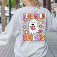 Read More Books Groovy Halloween Teacher Women Women's Sweatshirt Back Print Ash Read More Books Groovy Halloween Teacher Women Women's Sweatshirt Back Print Ash
