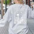 Read In Peace Skeleton Reading Teacher Spooky Halloween Women's Sweatshirt Back Print Ash Read In Peace Skeleton Reading Teacher Spooky Halloween Women's Sweatshirt Back Print Ash