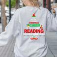 Reading Teacher Christmas Shirt Elf Christmas Cheer For Men Women Women's Sweatshirt Back Print Ash Reading Teacher Christmas Shirt Elf Christmas Cheer For Men Women Women's Sweatshirt Back Print Ash