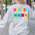 Retired Science Teacher Periodic Table Teacher Life Women's Sweatshirt Back Print Ash Retired Science Teacher Periodic Table Teacher Life Women's Sweatshirt Back Print Ash