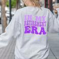 In My Retirement Era Groovy Retired Teacher 2025 Women Women's Sweatshirt Back Print Ash In My Retirement Era Groovy Retired Teacher 2025 Women Women's Sweatshirt Back Print Ash