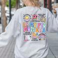 Retro In My PTO Mom Era Parent Organization Team Teacher Women's Sweatshirt Back Print Ash Retro In My PTO Mom Era Parent Organization Team Teacher Women's Sweatshirt Back Print Ash