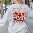 Ringmaster Teacher Costume – Carnival Birthday Style Women's Sweatshirt Back Print Ash Ringmaster Teacher Costume – Carnival Birthday Style Women's Sweatshirt Back Print Ash