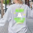 Scary Special Education Ed Teacher Costume Halloween Easy Women's Sweatshirt Back Print Ash Scary Special Education Ed Teacher Costume Halloween Easy Women's Sweatshirt Back Print Ash