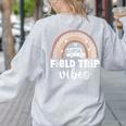 School Bus Trip Vibes Students Teachers Students Field Trip Women's Sweatshirt Back Print Ash School Bus Trip Vibes Students Teachers Students Field Trip Women's Sweatshirt Back Print Ash