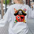 School International Talk Like A Pirate Day Pirate Teacher Women's Sweatshirt Back Print Ash School International Talk Like A Pirate Day Pirate Teacher Women's Sweatshirt Back Print Ash