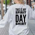 School Teacher Spirit Day Costume For Men Women Women's Sweatshirt Back Print Ash School Teacher Spirit Day Costume For Men Women Women's Sweatshirt Back Print Ash