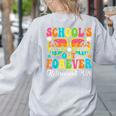 School's Out Forever Retirement 2026 Retro Retired Teacher Women's Sweatshirt Back Print Ash School's Out Forever Retirement 2026 Retro Retired Teacher Women's Sweatshirt Back Print Ash