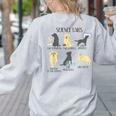 Science Labs Dogs Labrador Retriever Science Teacher Women's Sweatshirt Back Print Ash Science Labs Dogs Labrador Retriever Science Teacher Women's Sweatshirt Back Print Ash