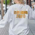 Science Squad Teacher STEM Chemistry Biology Physics Women's Sweatshirt Back Print Ash Science Squad Teacher STEM Chemistry Biology Physics Women's Sweatshirt Back Print Ash