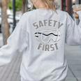 Science Teacher Shirt Safety First STEM STEAM Shirt Women's Sweatshirt Back Print Ash Science Teacher Shirt Safety First STEM STEAM Shirt Women's Sweatshirt Back Print Ash