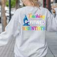 Science Teacher Teaching Future Scientists School Instructor Women's Sweatshirt Back Print Ash Science Teacher Teaching Future Scientists School Instructor Women's Sweatshirt Back Print Ash